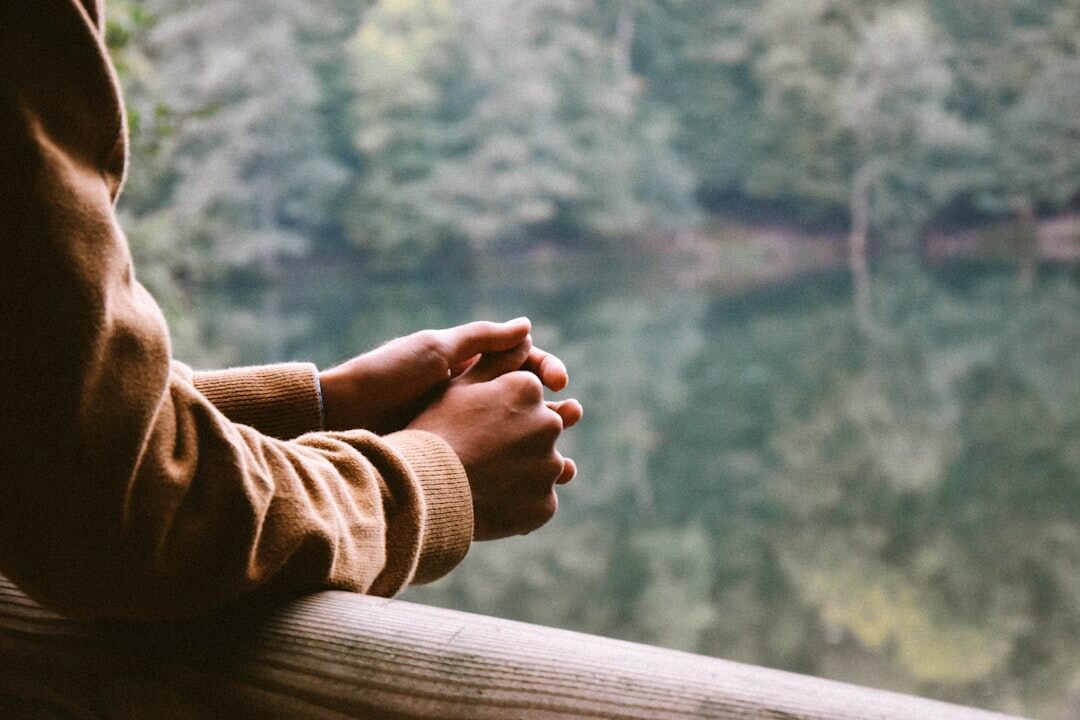 person reflecting on emotions